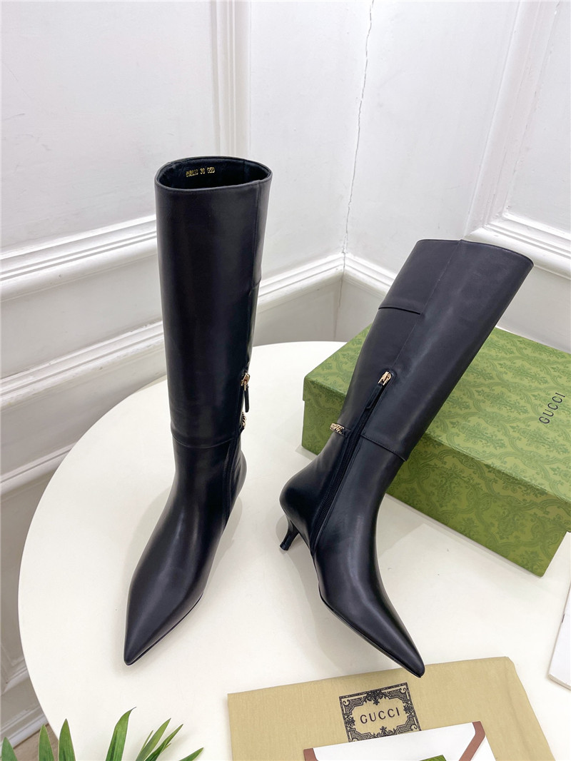 Gvc*1 signoria leather knee-high boots