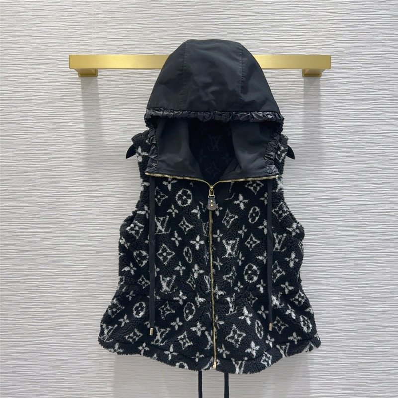 l0vis Vvtt0n lv printed vest jacket