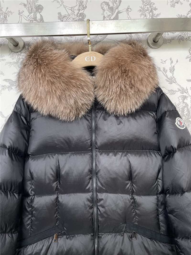 Moncler fur collar down jacket