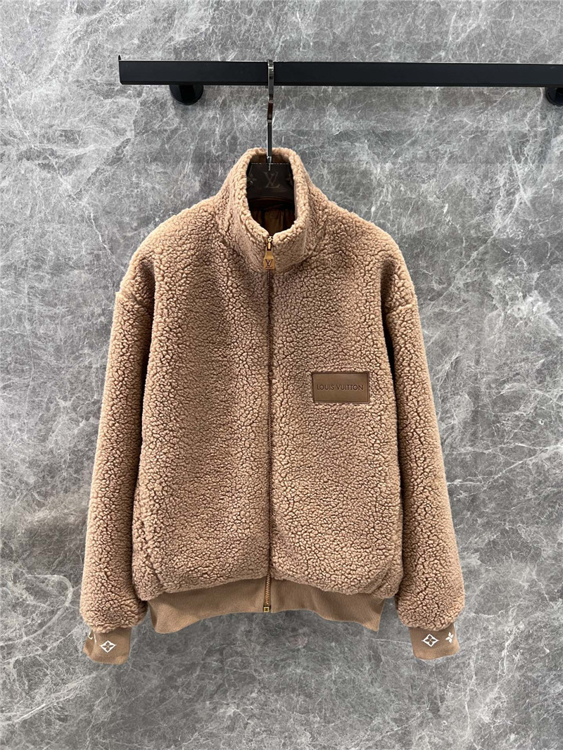 l0vis Vvtt0n lv grain fleece jacket