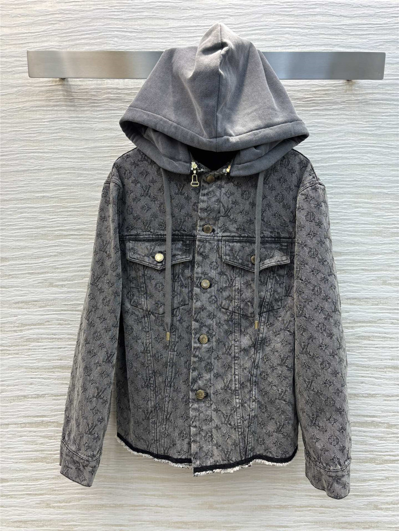 l0vis Vvtt0n lv jacquard denim jacket