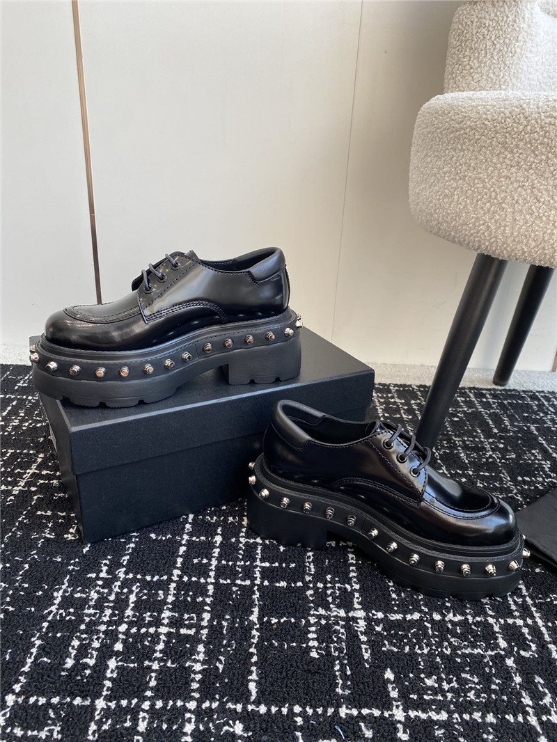 A1exa*der wang atlas derby black calf leather