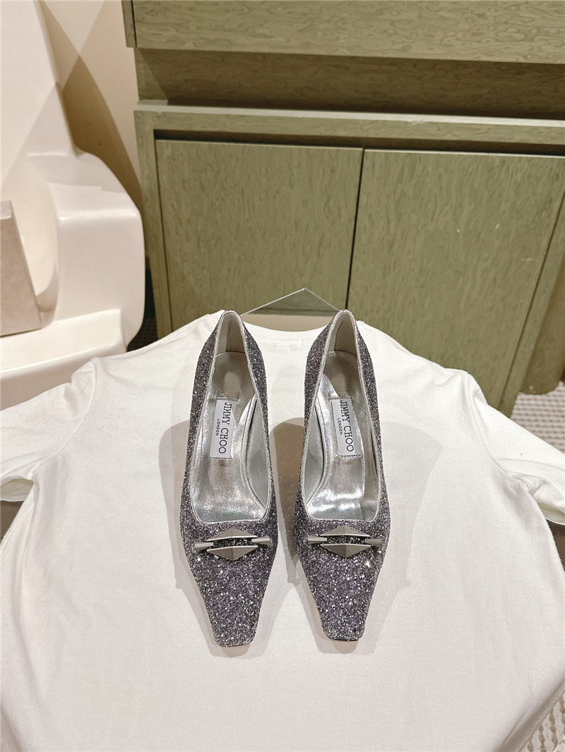 J1m*y Ch00 ryker 70 purple glitter pumps