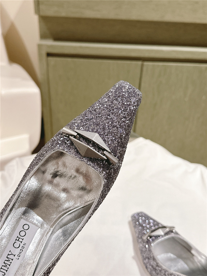 J1m*y Ch00 ryker 70 purple glitter pumps