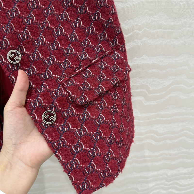Gvc*1 wool tweed vest coat