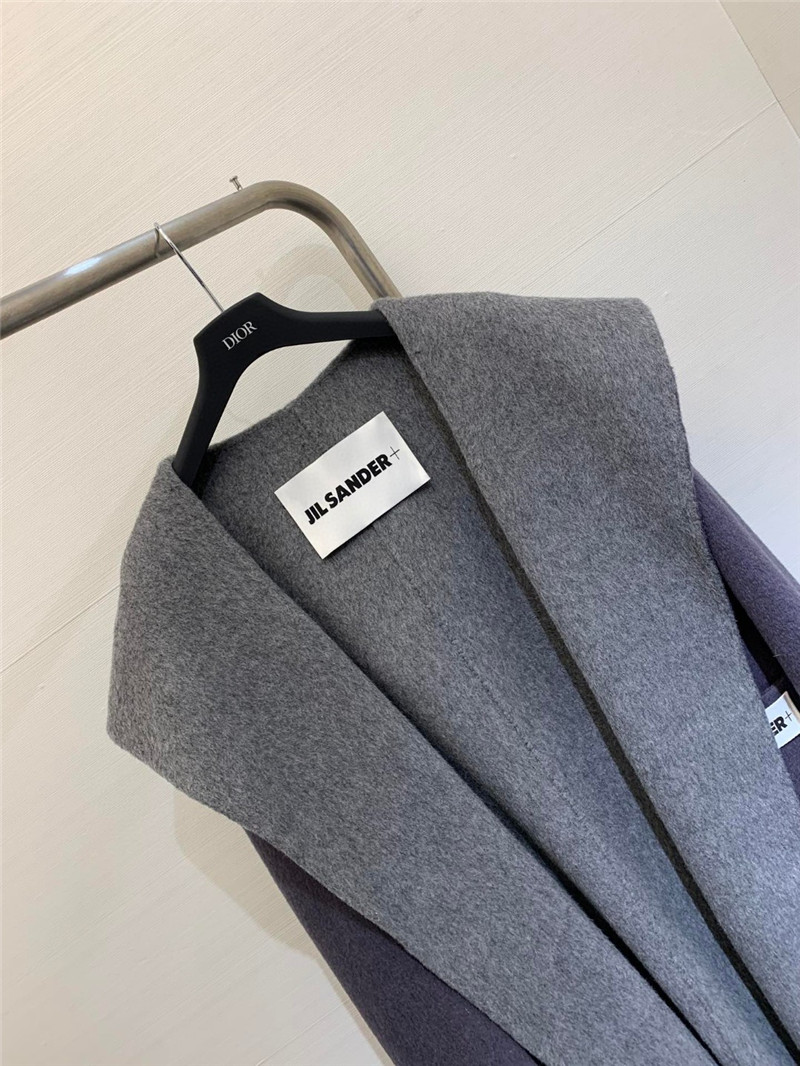 jil sander wool coat
