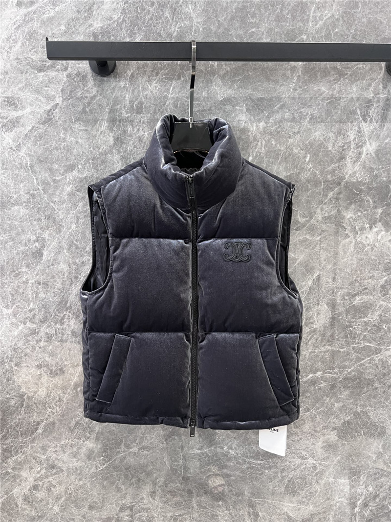 Ce1i*e velvet down vest