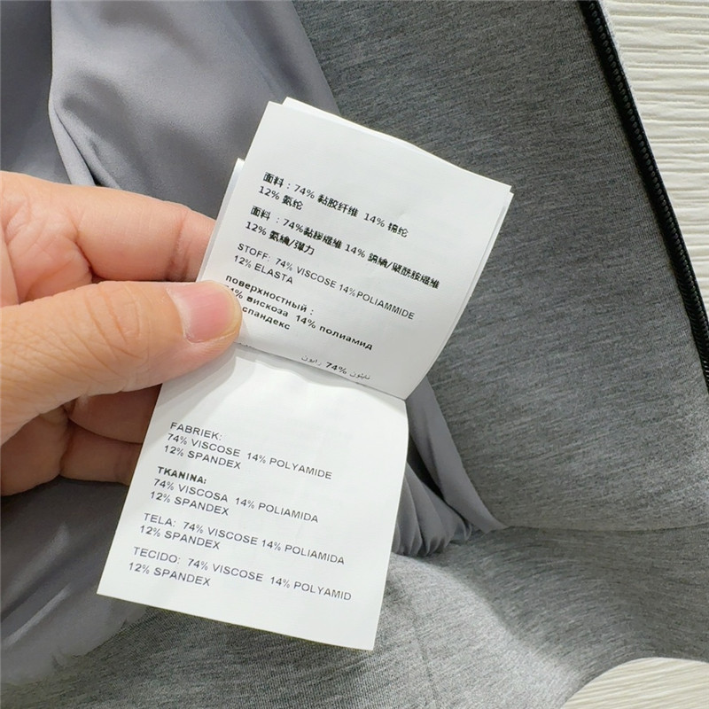 Pra*a grey hooded jacket