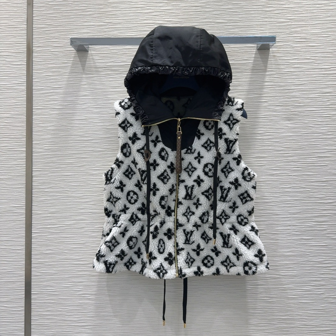 l0vis Vvtt0n lv printed vest jacket