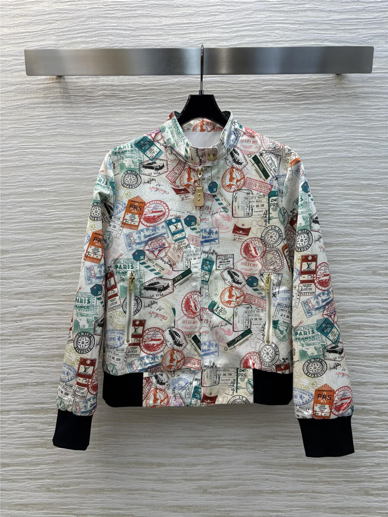 l0vis Vvtt0n lv stand collar jacket