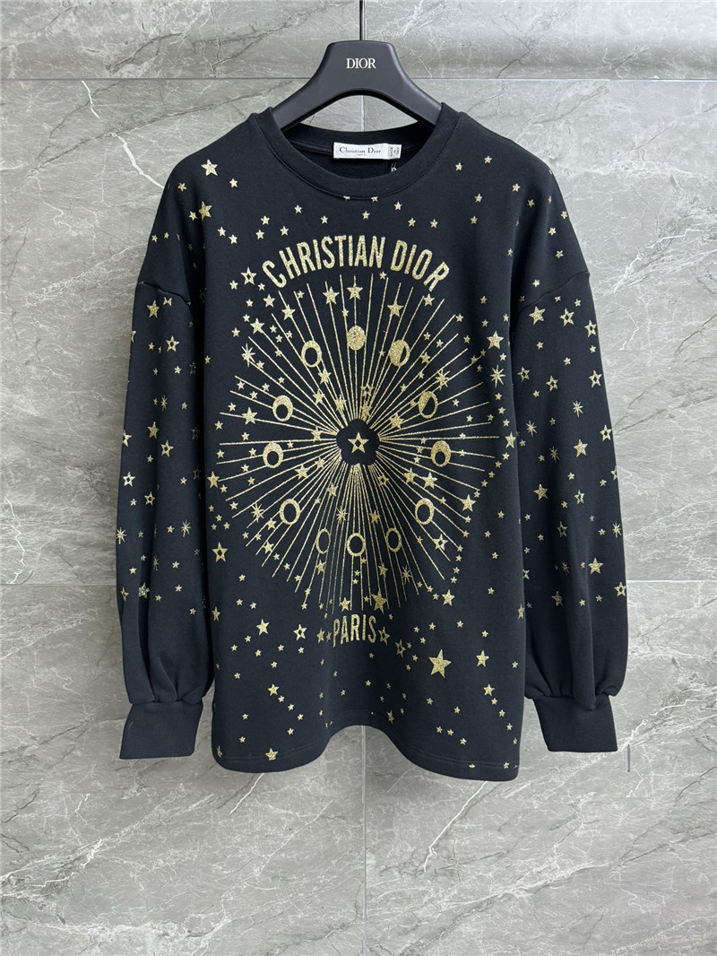 D10r starry cotton sweatshirt navy