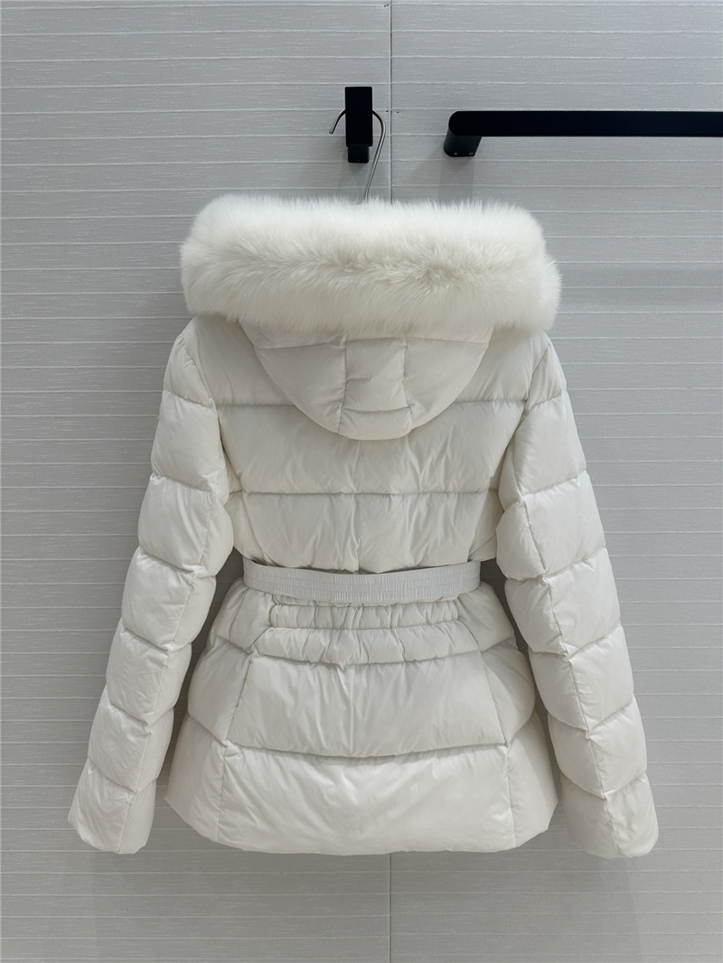 Moncler short hooded down jacket