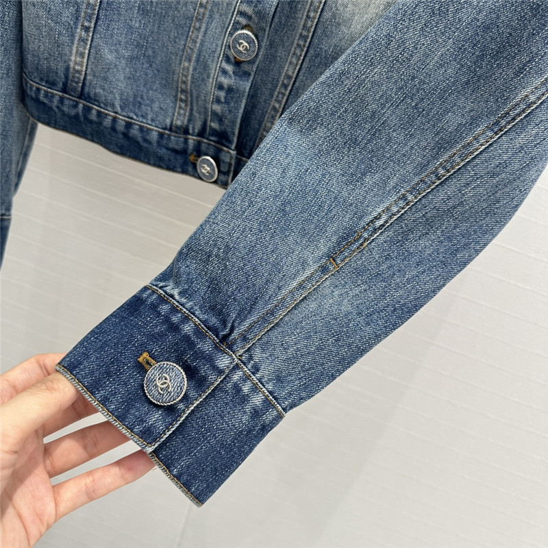 Ch**el denim jacket small coat