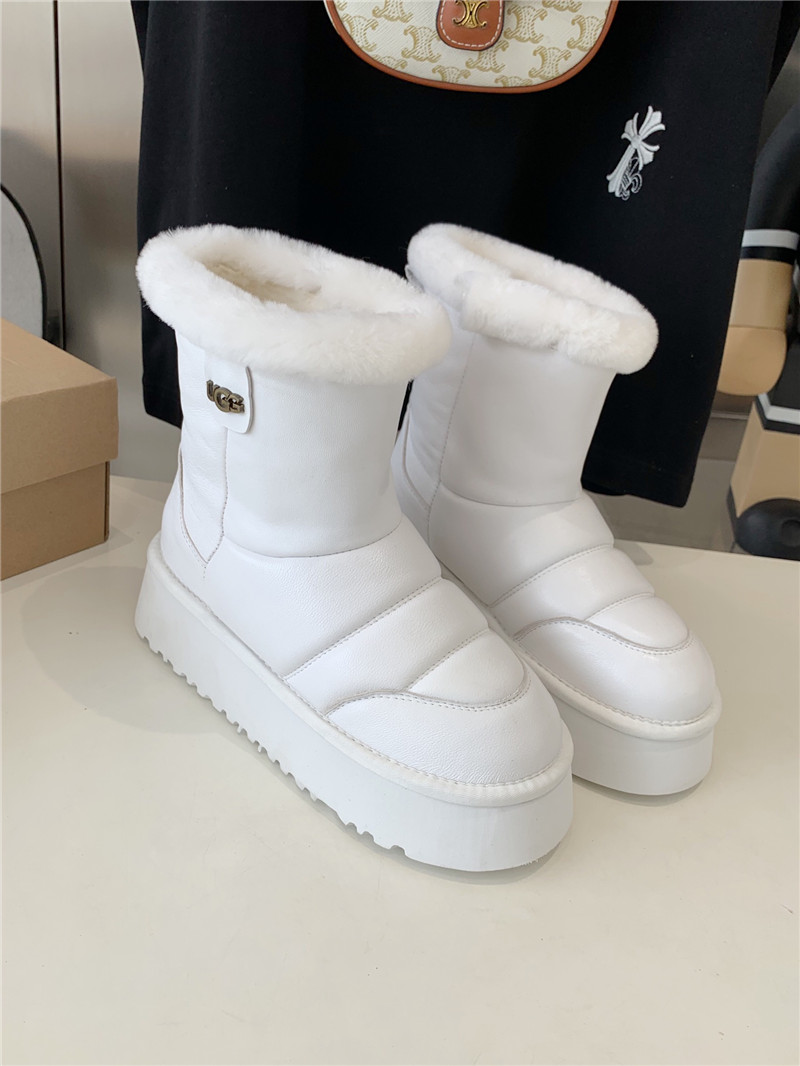 UGG White Snow Boots