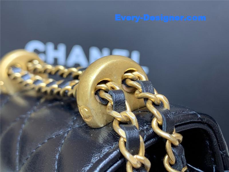 Ch**el gold beads mobile phone bag