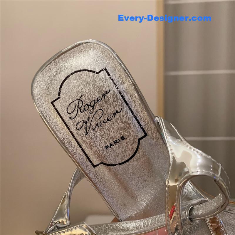 roger u1u1er square buckle sandals