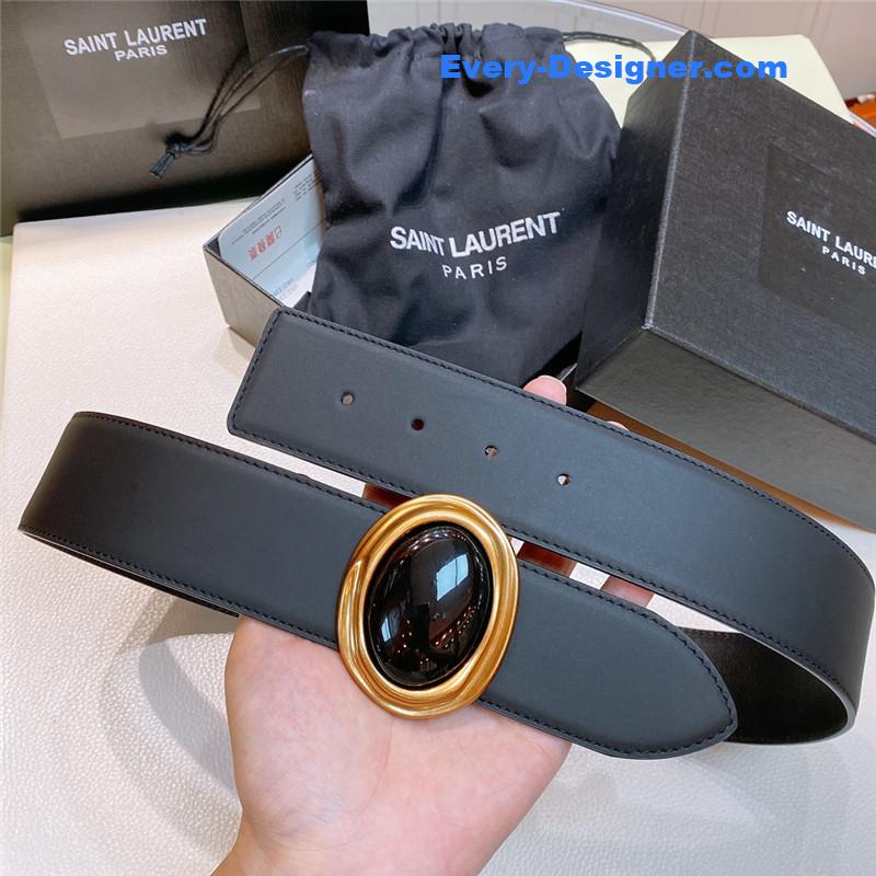 Y51 smooth round buckle belt