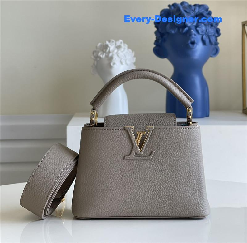 l0vis Vvtt0n lv capucines mini bag grey