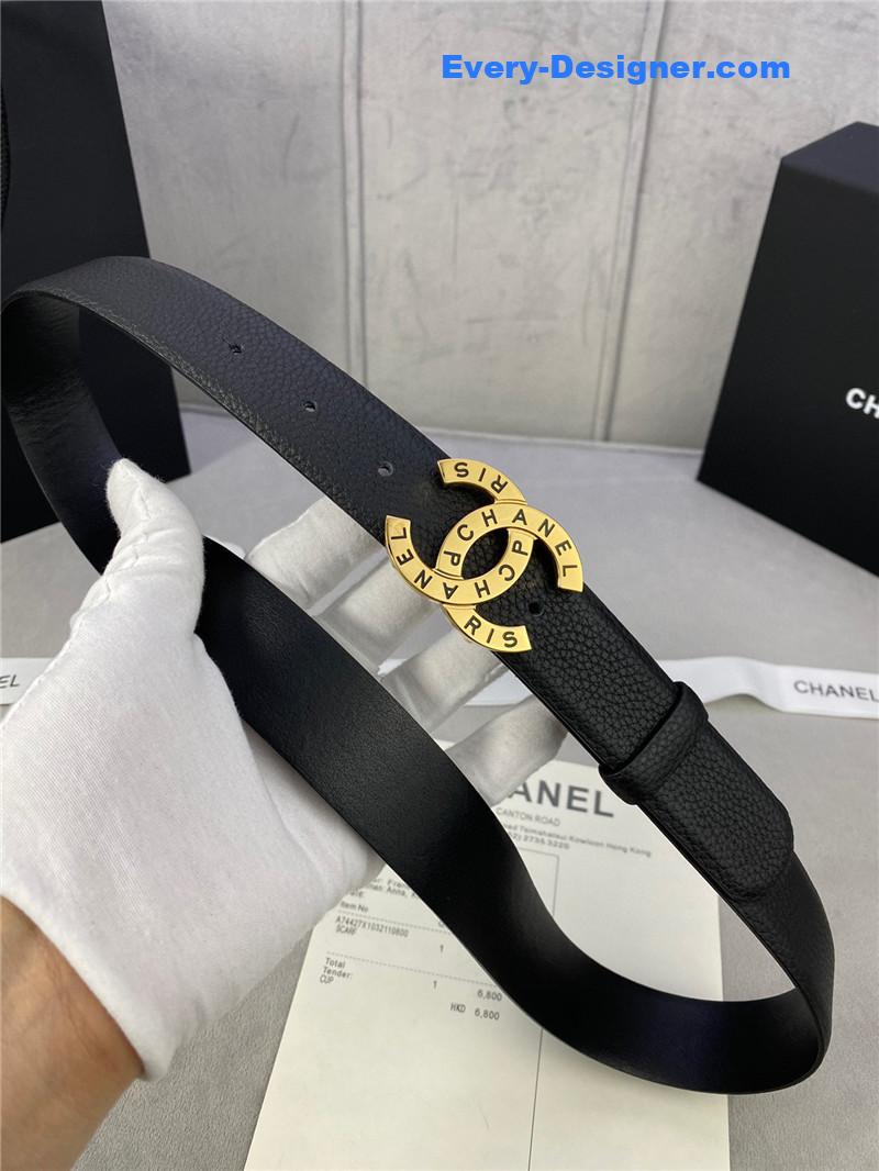 Ch**el logo classic belt