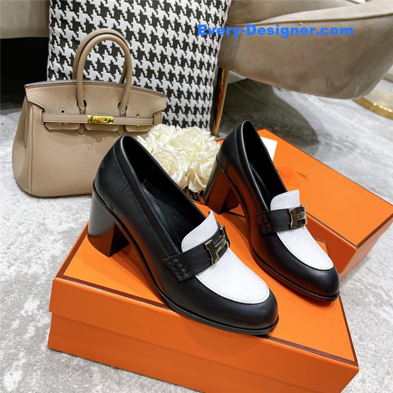 H**me5 dauphine mid heel mules