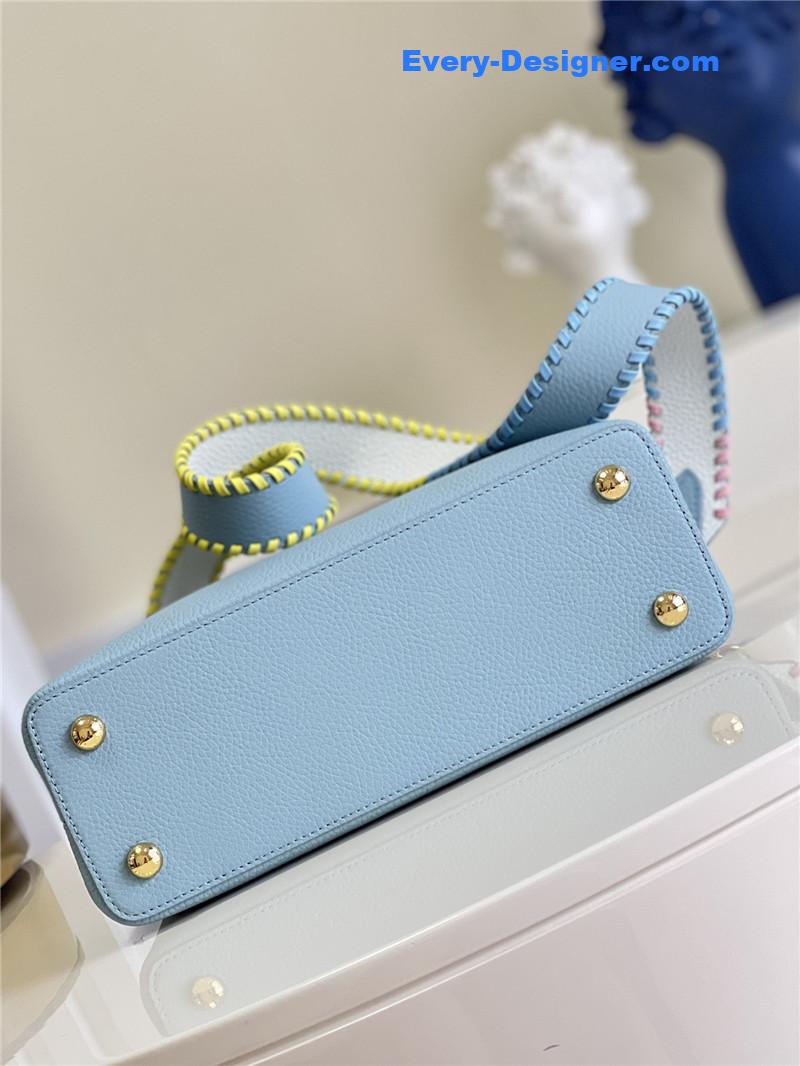 l0vis Vvtt0n lv capucines mm taurillon leather bag