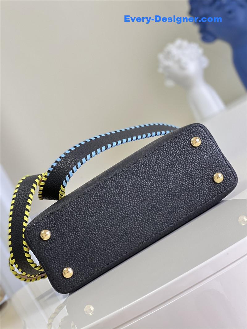 l0vis Vvtt0n lv capucines mm taurillon leather bag