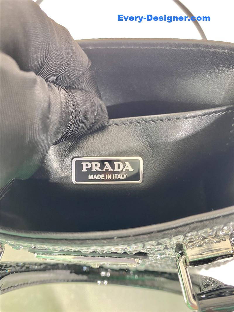 Pra*a crystal tote bag