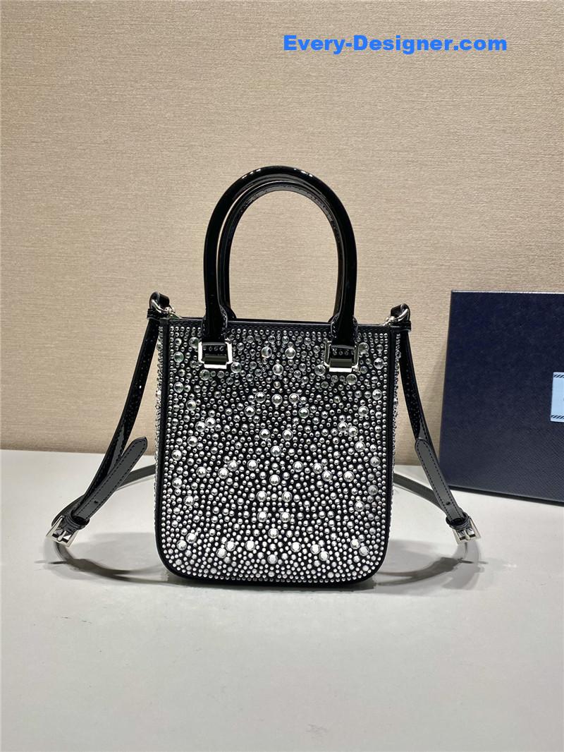 Pra*a crystal tote bag
