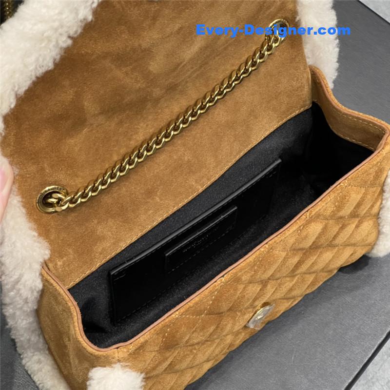 Y51 wool suede envelope bag