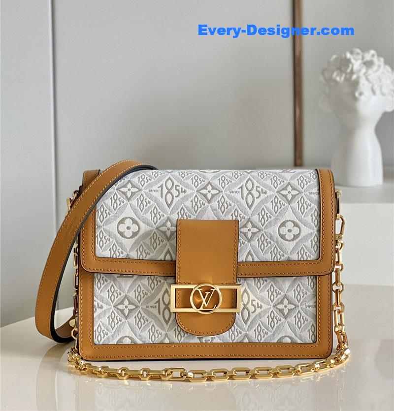 l0vis Vvtt0n lv dauphine mm white monogram canvas bag