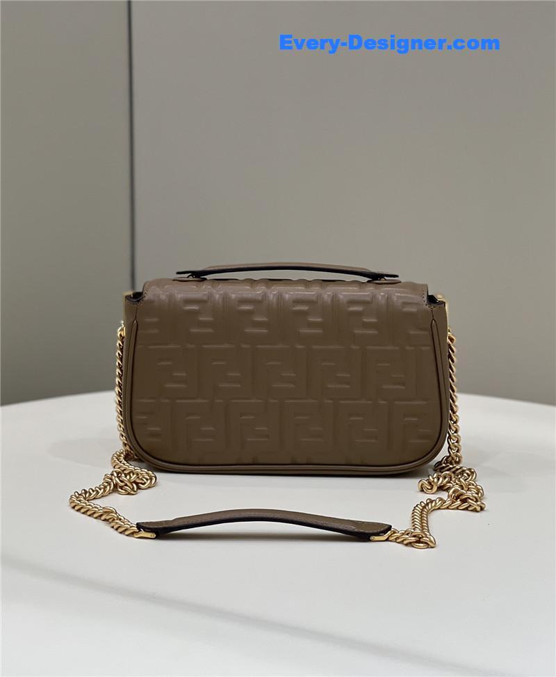 F**di classic embossed baguette bag
