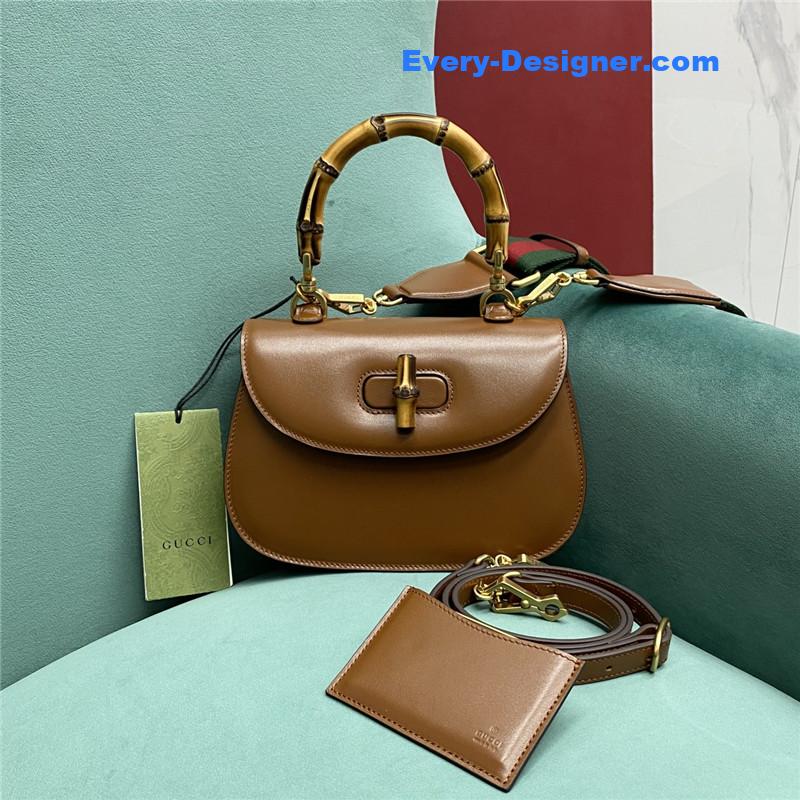 Gvc*1 bamboo 1947 jumbo small top handle bag