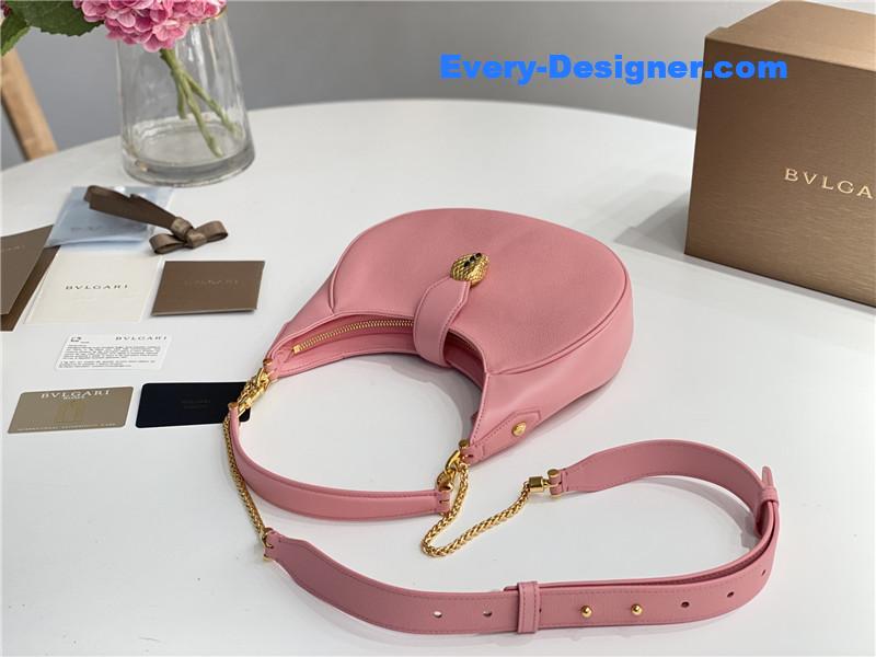 Bv1g*ai serpenti leather hobo bag