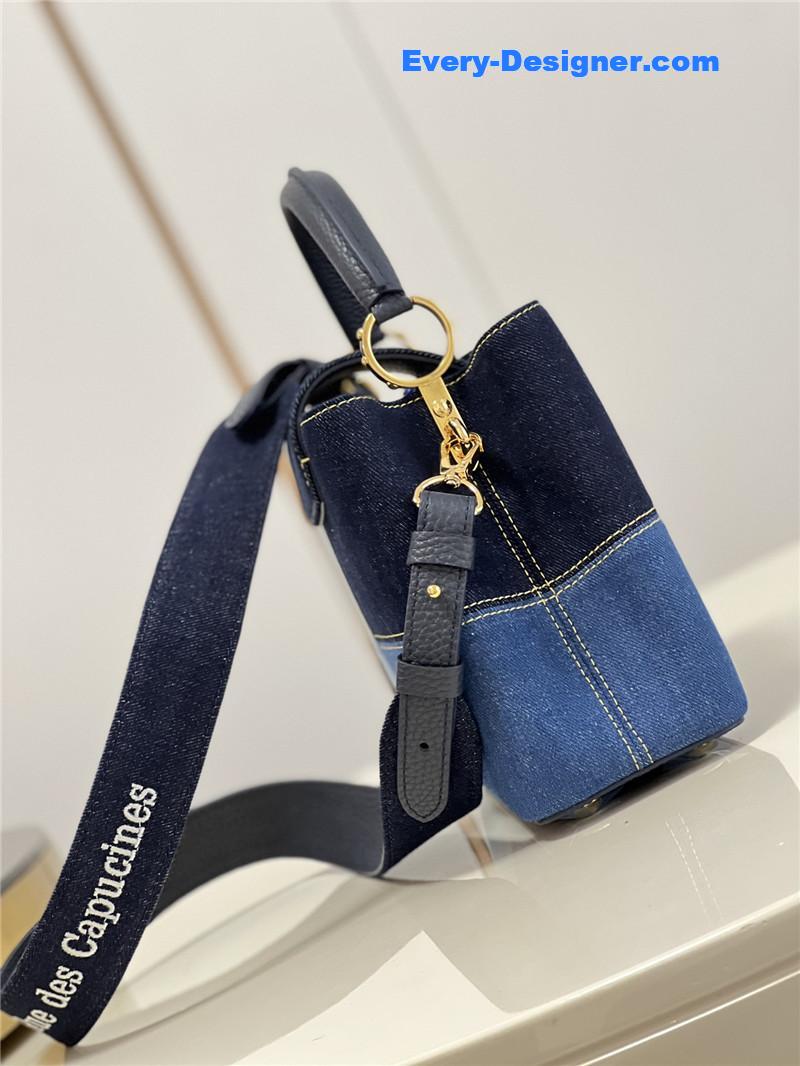 l0vis Vvtt0n lv capucines bb denim bag