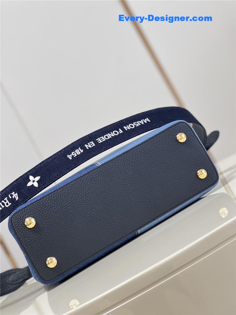 l0vis Vvtt0n lv capucines medium denim bag
