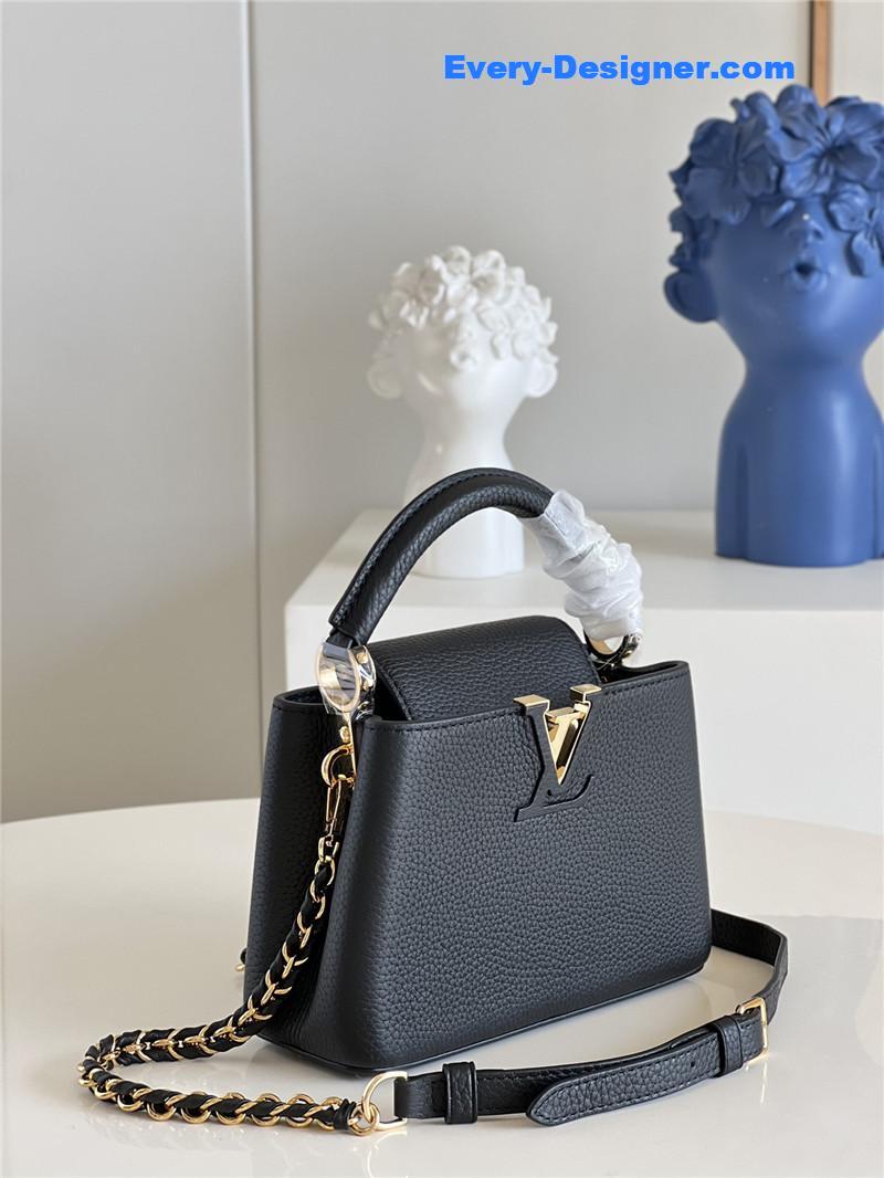l0vis Vvtt0n lv capucines mini bag black