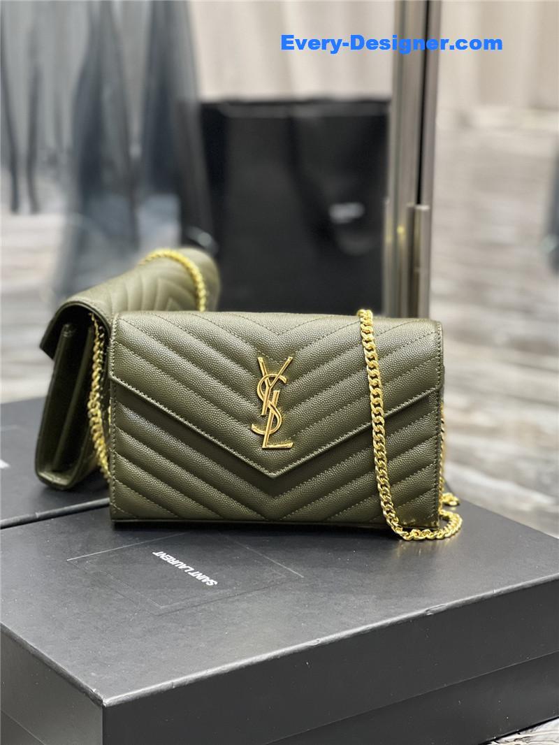 Y51 monogram leather pouch