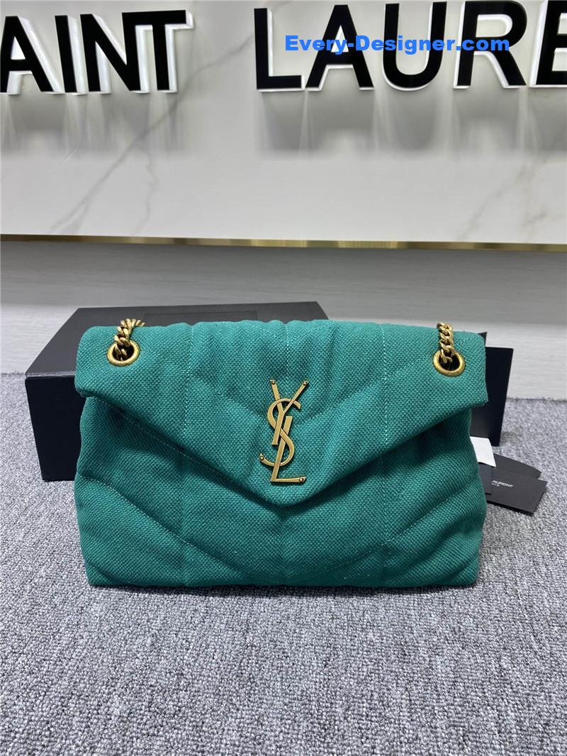 Y51 lou lou canvas chain bag