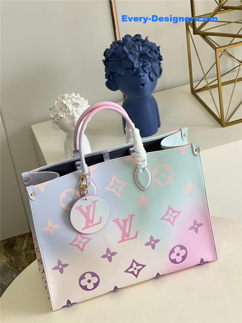 l0vis Vvtt0n lv onthego gradient color bag