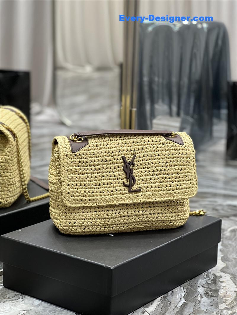 Y51 niki raffia bag