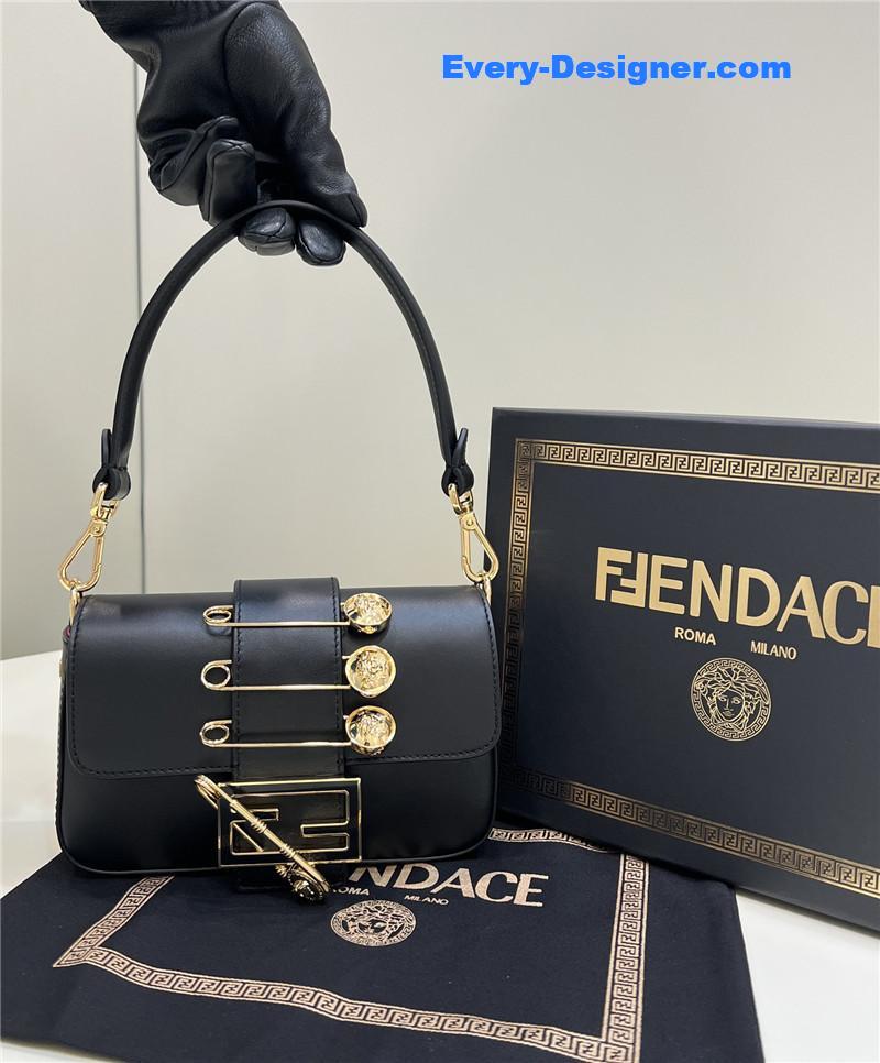 F**di x versace baguette hobo bag
