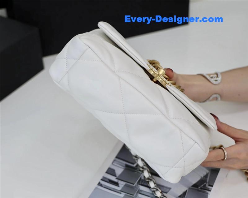 Ch**el 19 bag white