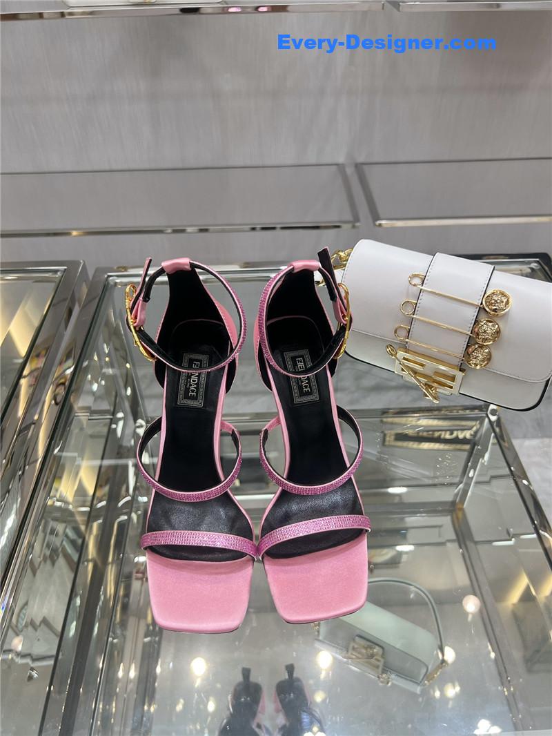 F**di joint catwalk show sandals