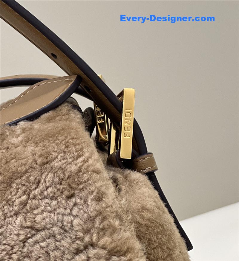 F**di lambswool baguette bag