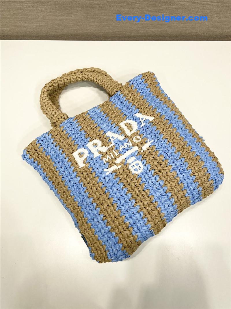 Pra*a raffia tote bag