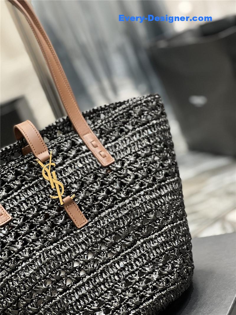 Y51 panier raffia tote bag