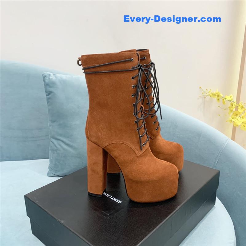 Y51 thick sole waterproof platform boots