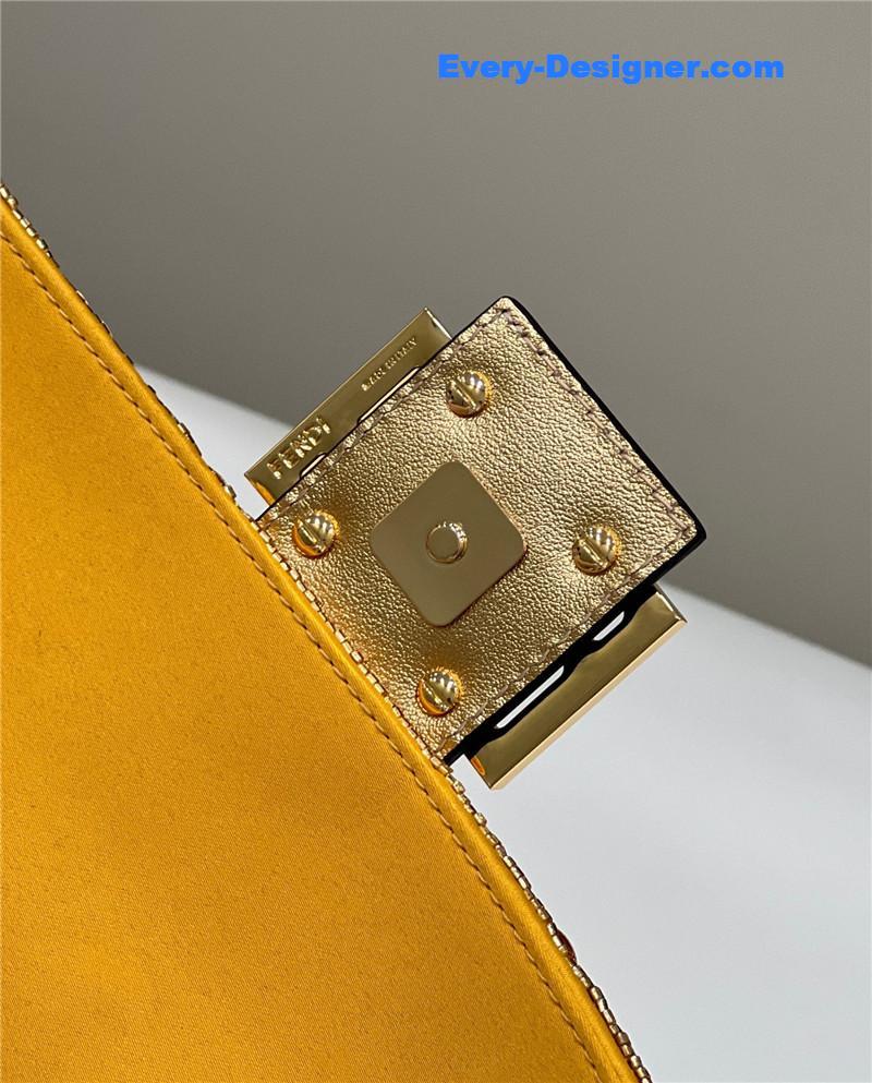 F**di sequin baguette bag