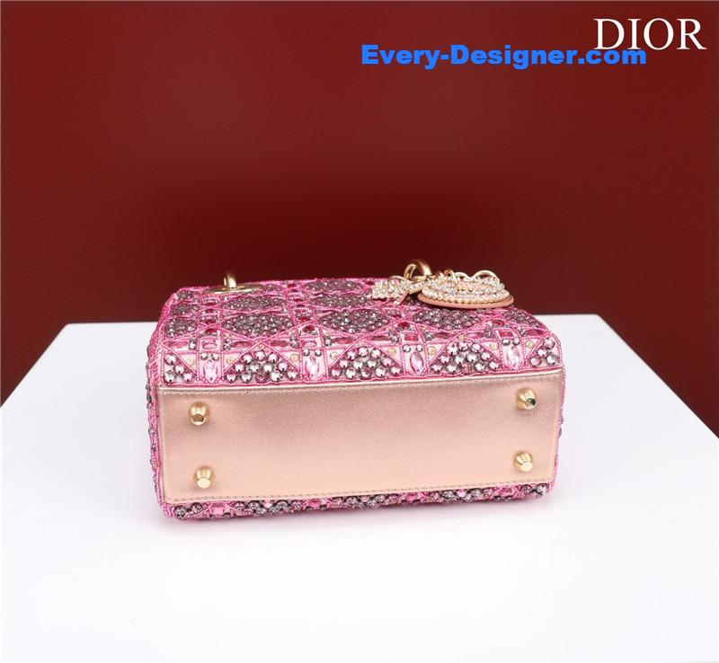 mini lady D10r beaded bag