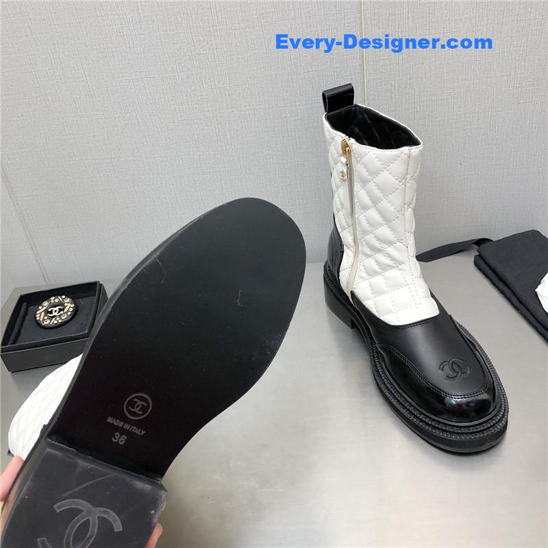 CC classic c embroidery ankle boots